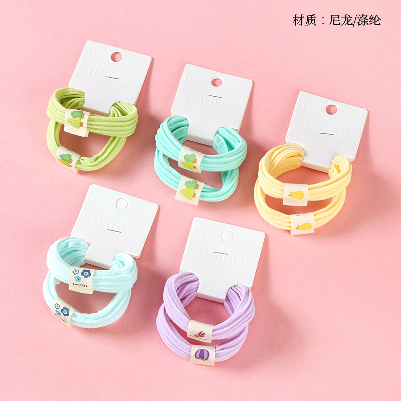 Boxed 2 color labeled rubber bands