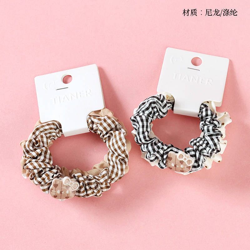 Basket Plaid Accessories Rubber Tendons