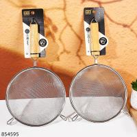 8198 Clamp Wood 16cm Mesh Strainer