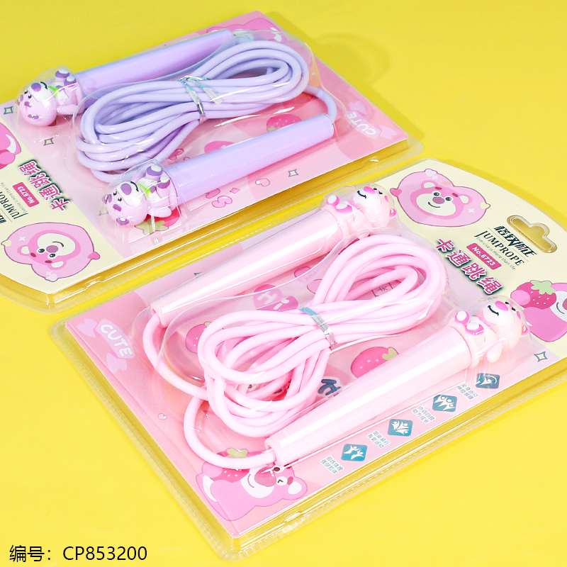 6723 Strawberry Bear Sports Jump Rope (1 x 16)