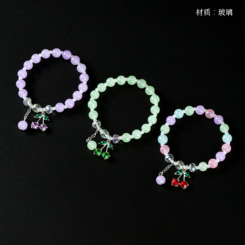 Colorful Zircon Cherry Bracelet