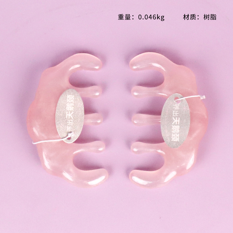 376 Powder Bubble Clouds Five Teeth Meridian Comb