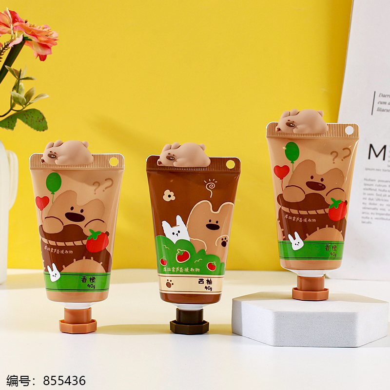 5195 Burlap Bear Hand Cream 40g (Grapefruit/Orange)