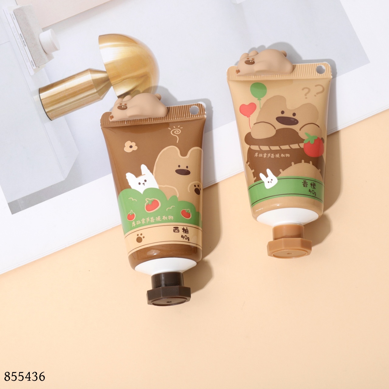 5195 Burlap Bear Hand Cream 40g (Grapefruit/Orange)