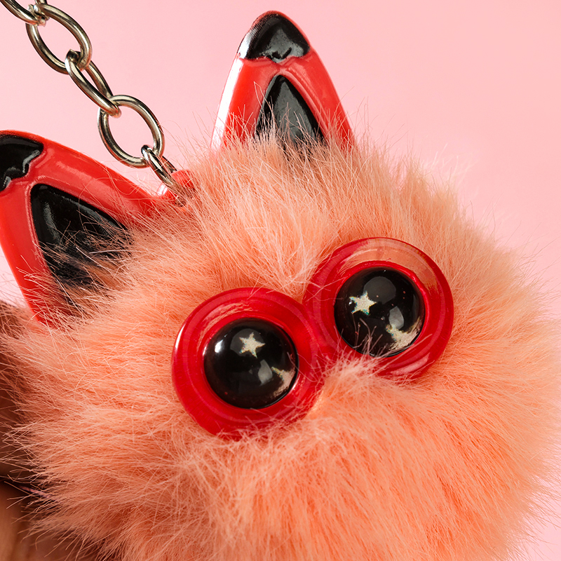 Fur Ball Star Eye Cat Elf Pendant