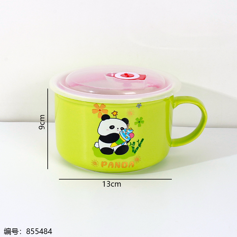 5.25-Inch Panda Face Mug