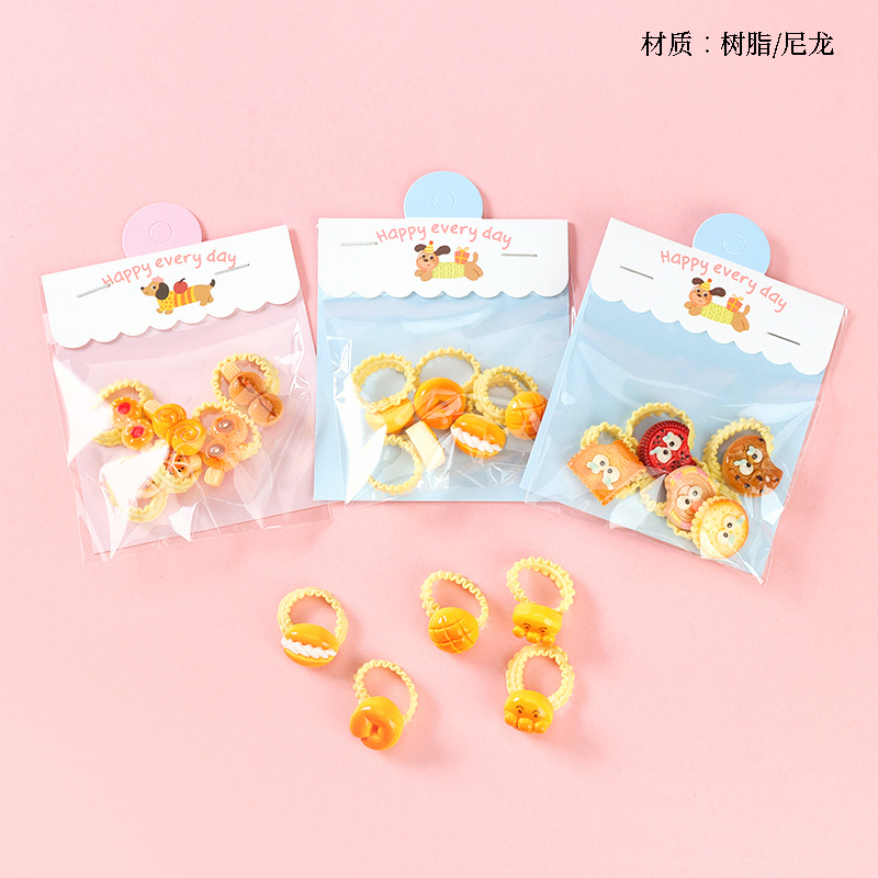 Cartoon Boxed Biscuit Series Children's Rubber Tendons