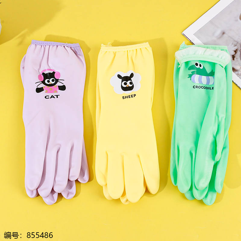 8621 Fleece-Lined Household Gloves (1 x 10)
