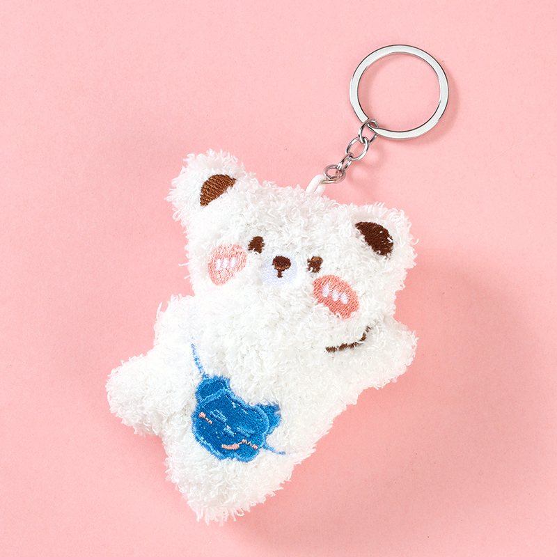 Plush Backpack Butter Bear Pendant