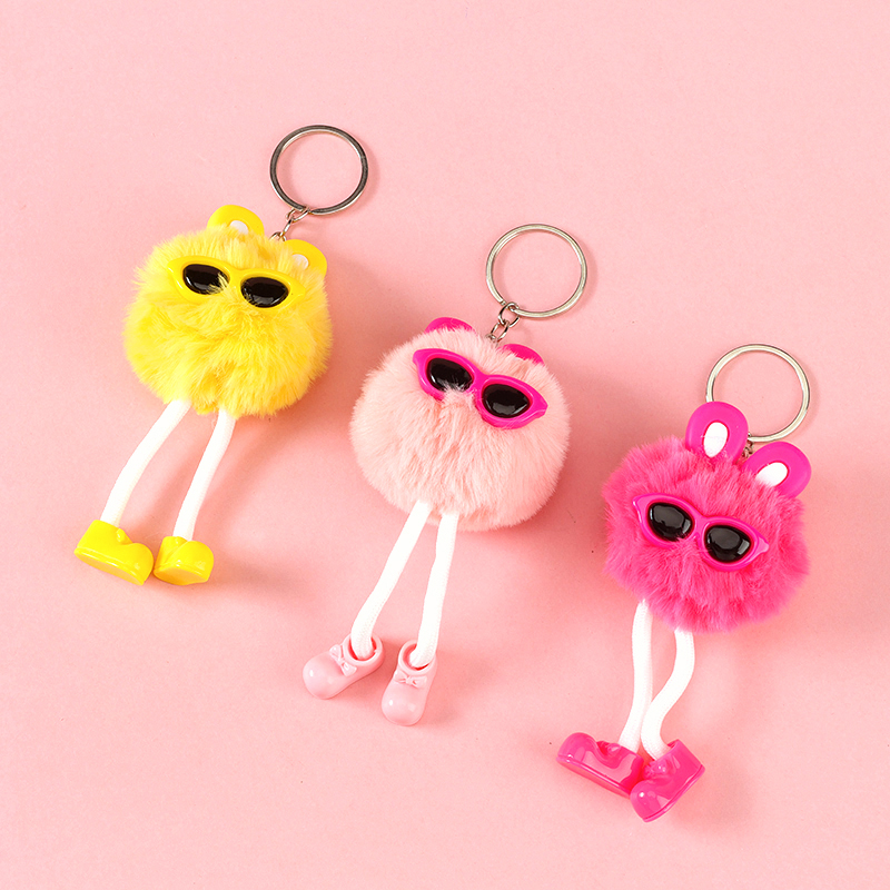 Plush Long Legs Glasses Elf Pendant