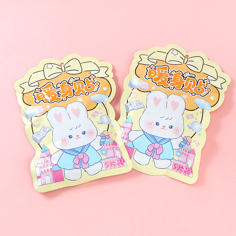 Bag of five cartoon warm stickers