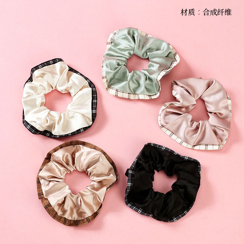 Satin Check Lace Bowel Ring