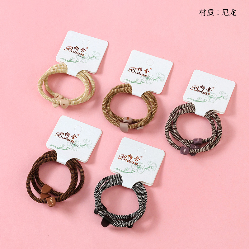 Three Curry Accessories Two-color Woven Rubber Tendons