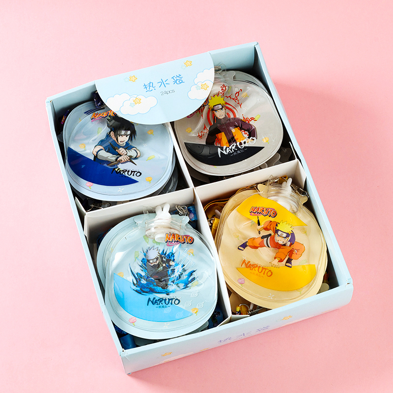 Cartoon character round hot water bag (can be hung) pattern random