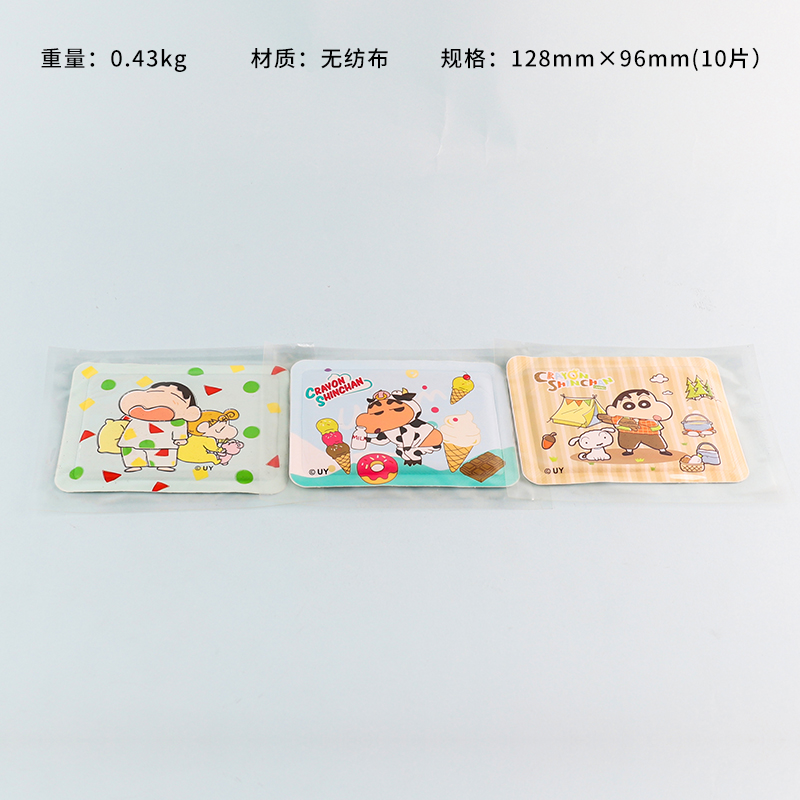 712 crayon small new series warm body stickers (10 pieces)