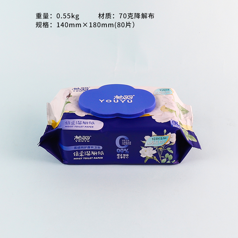 Camellia wet toilet paper (80 pieces)