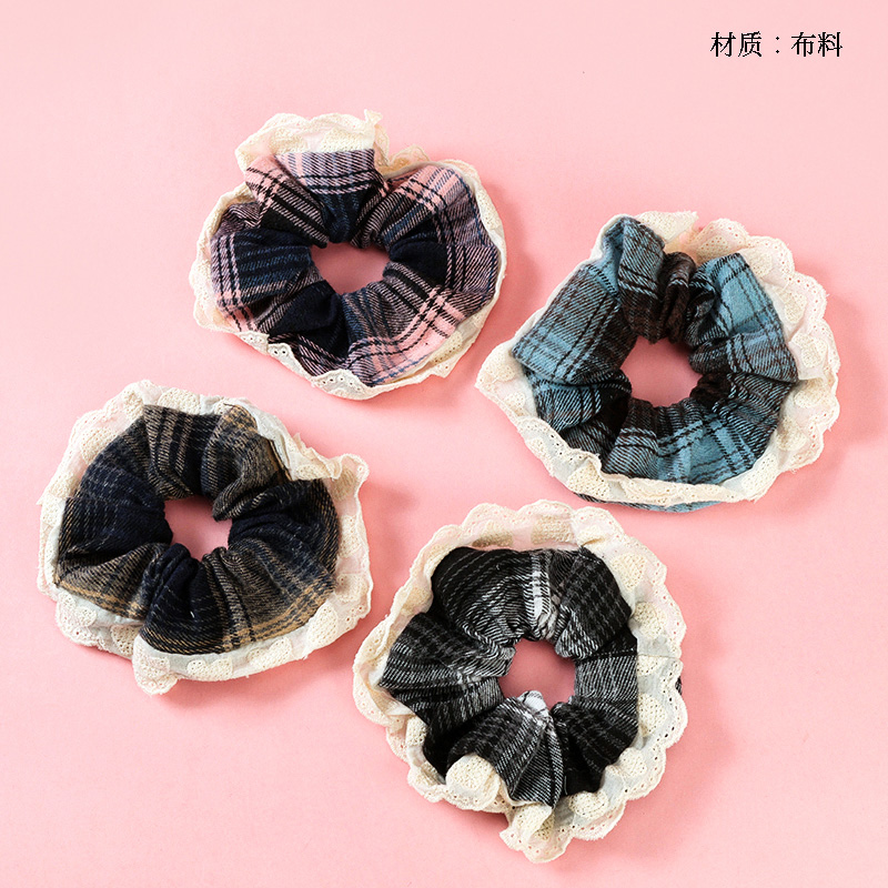 Lace Check Large Bowel Ring