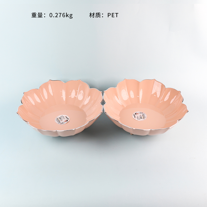 6333 Large Silver Rotating Fruit Plate