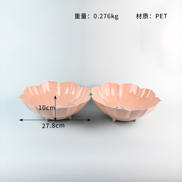 6333 Large Silver Rotating Fruit Plate - Image 2