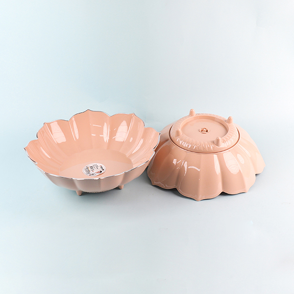 6333 Large Silver Rotating Fruit Plate - Image 3