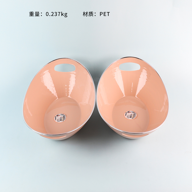 6379 Large Hot Silver Light Luxury Fruit Plate