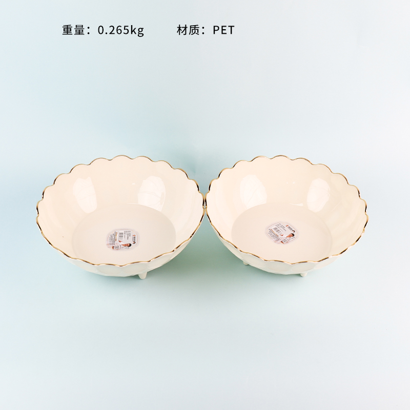 6183 Medium Bronzing Rotating Fruit Plate