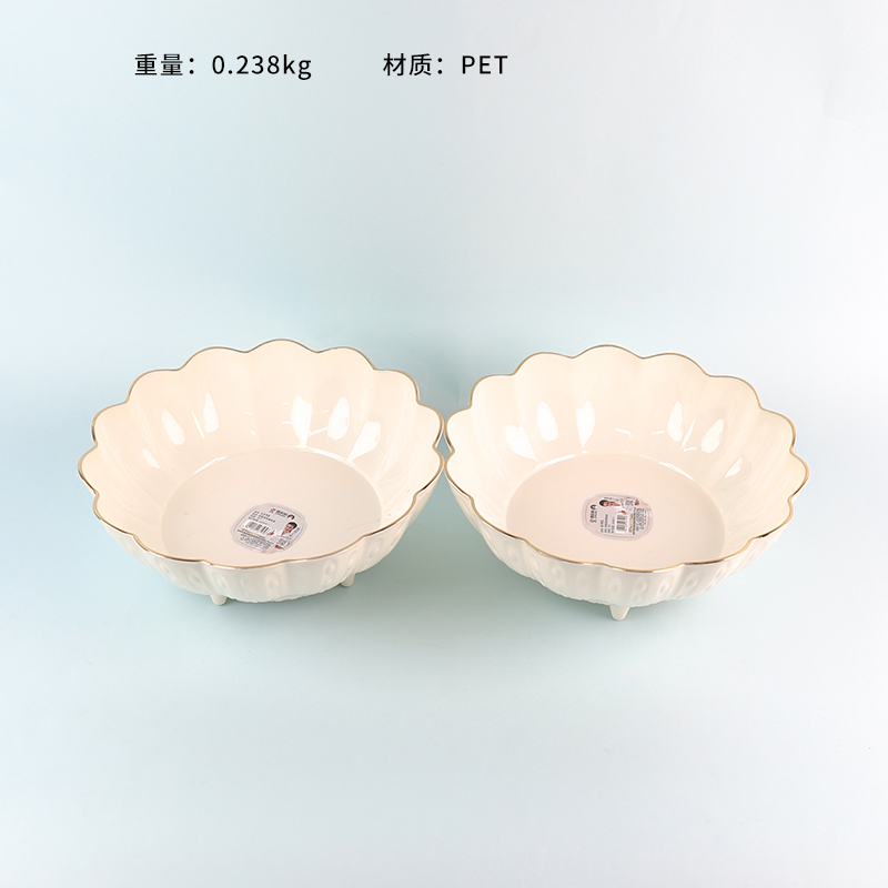 6195 Medium Bronzing Rotating Fruit Plate