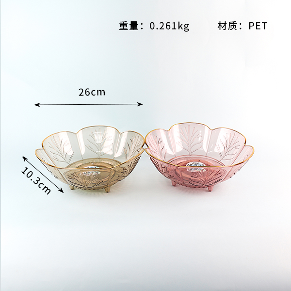 8205 transparent rotating fruit tray - Gambar 2