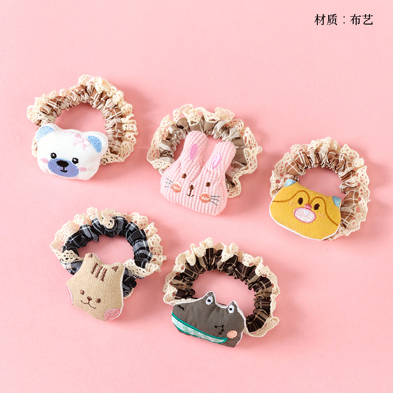 Boxed Fabric Doll Lace Bowel Ring