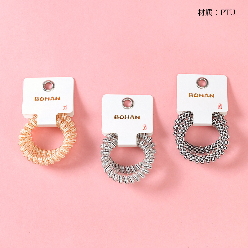 Boxed two stylish check phone lines