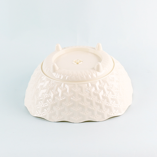 6192 Small Bronzing Rotating Fruit Plate - 图片 3