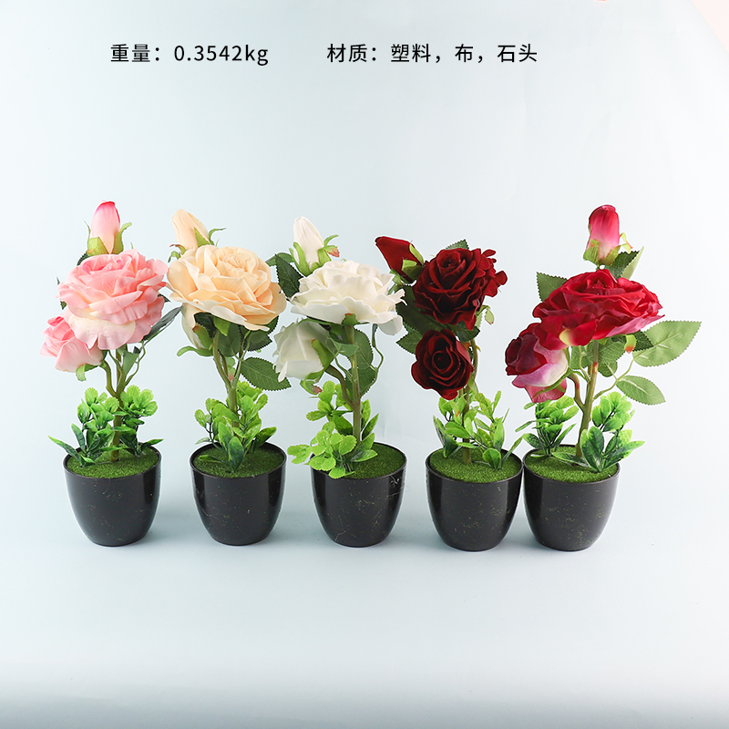 J-785 simulation flower bonsai (mixed color)