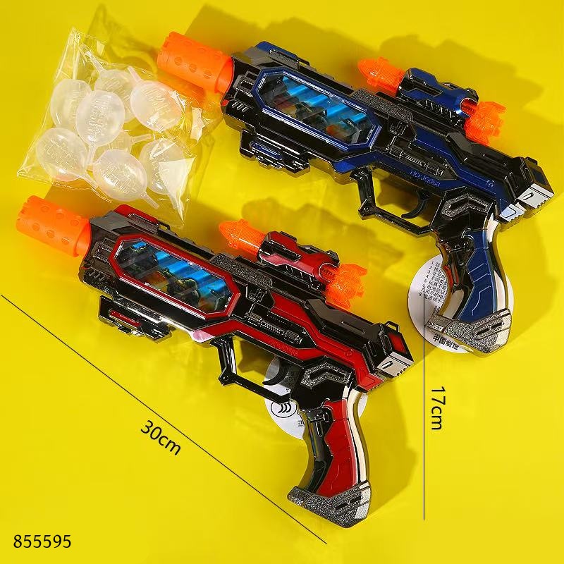 568-H Electric Military Slide Sound & Light Spray Gun Toy