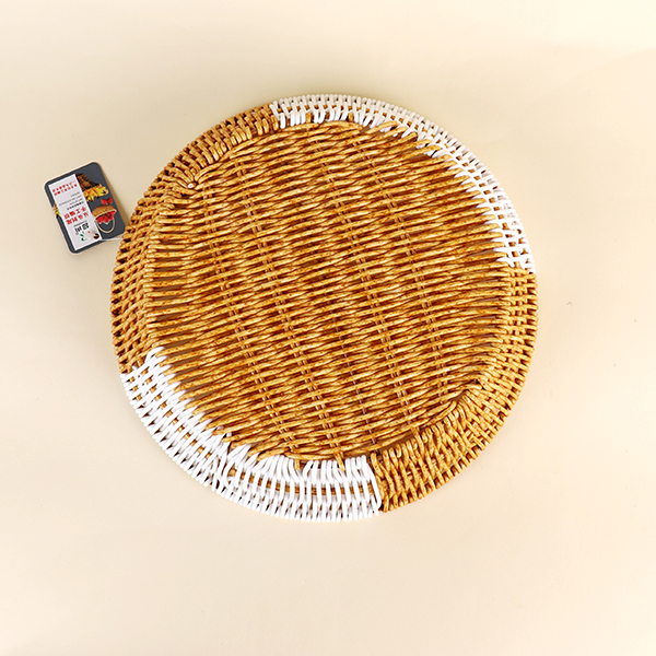 LN84 Iron Large Two-color Round Imitation Basket - 이미지 3