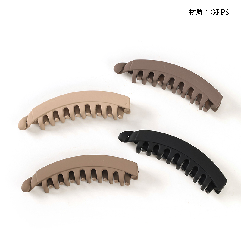 Boxed Milk Tea Color Banana Clip