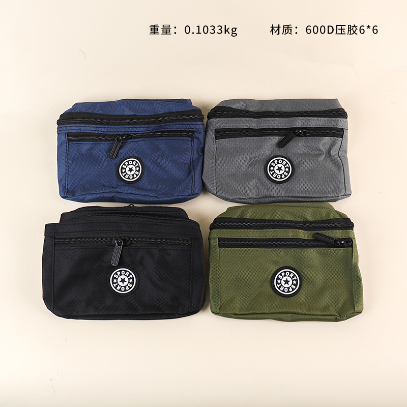 Round Mark Half Circle Waist Bag