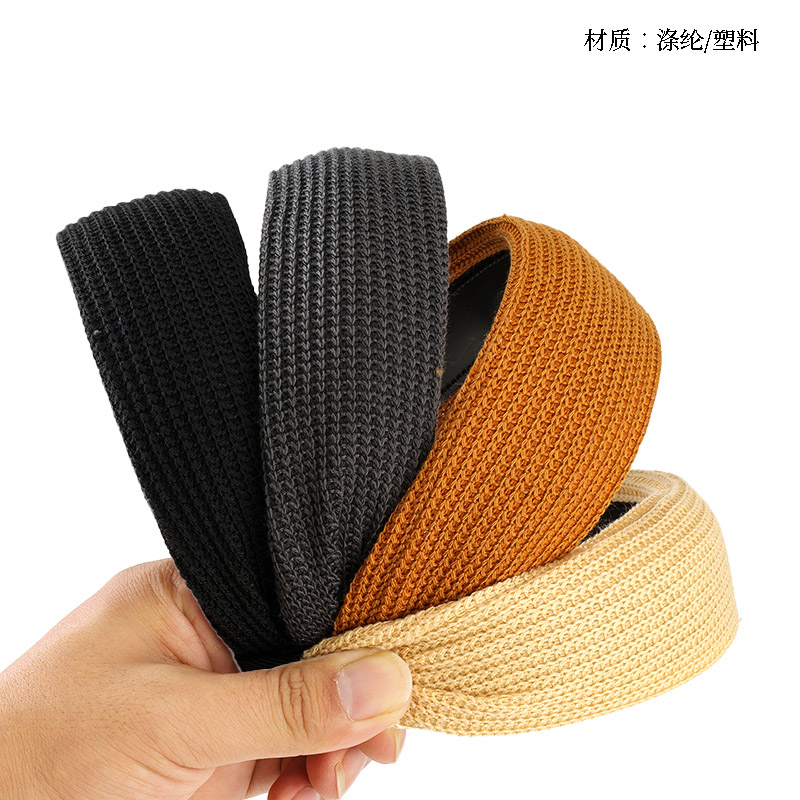 Simple wide-net wool buckle