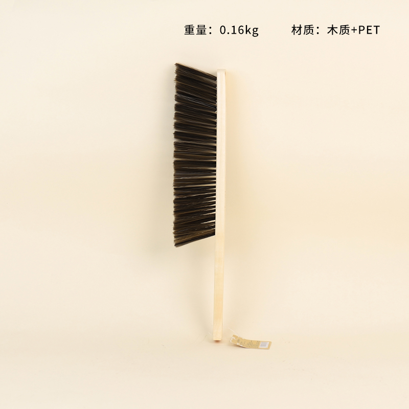 6051 Wishful handle bed brush (black and yellow silk)