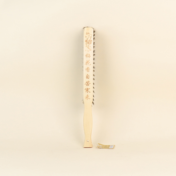 6051 Wishful handle bed brush (black and yellow silk) - Image 3
