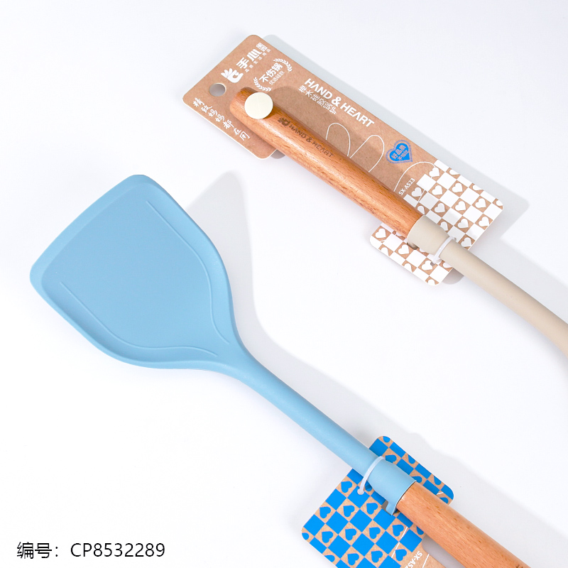 523 Beech Wood Silicone Spatula (1 x 24)