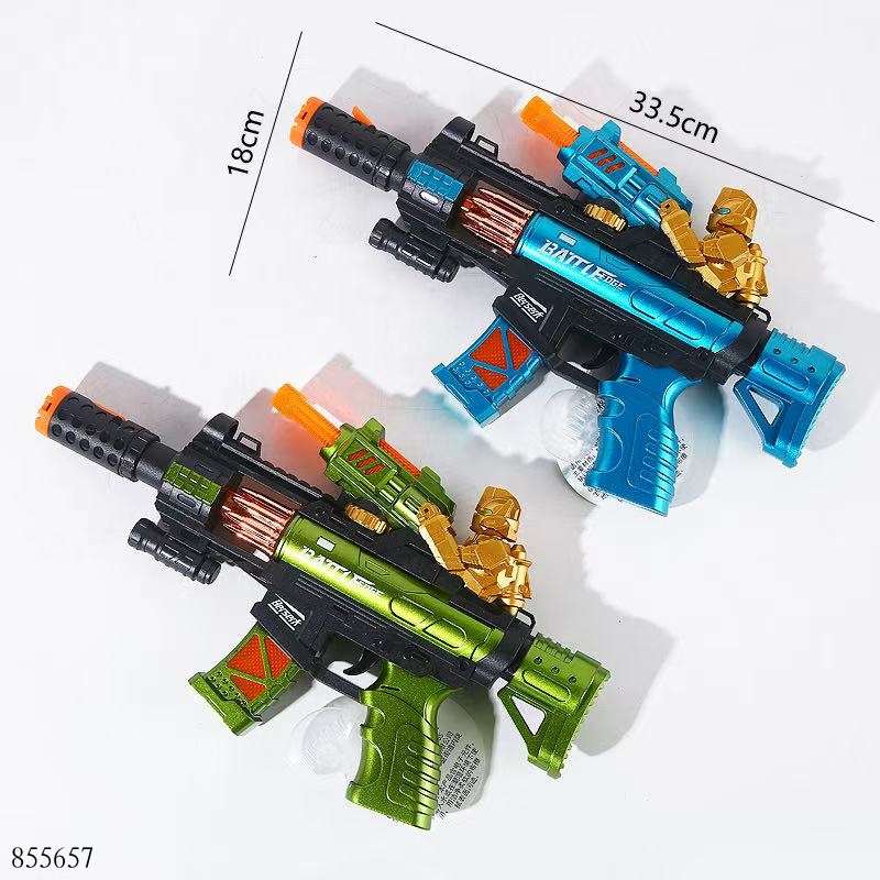 560-K Electric Robot Spray Sound & Light Gun Toy