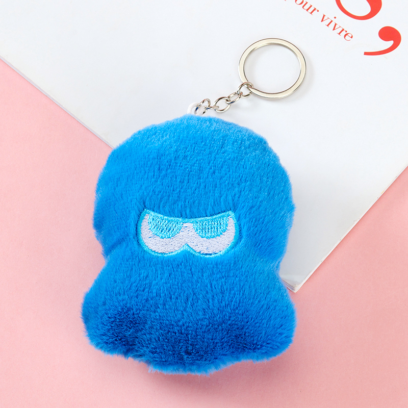 Plush Squeaking Octopus Pendant