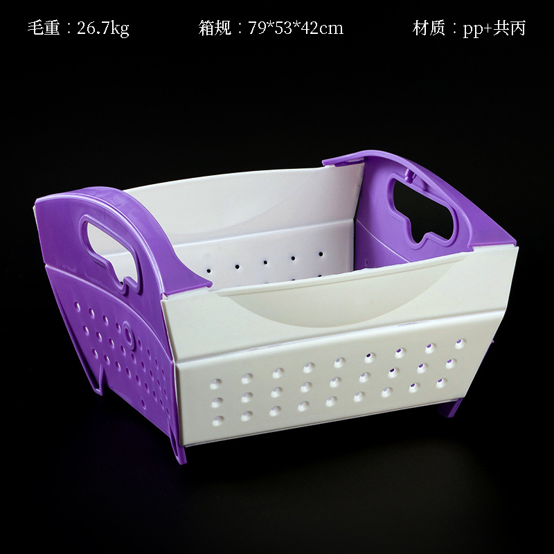 Handle folding storage box