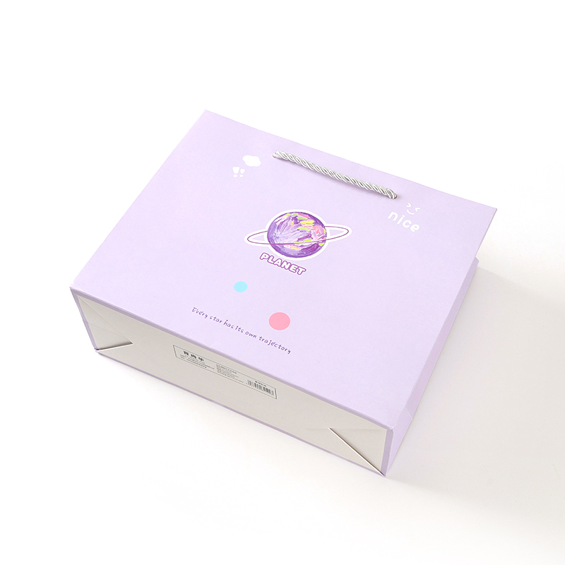ST710-02 medium planet trajectory gift bag (horizontal) 20*9.5*25.4