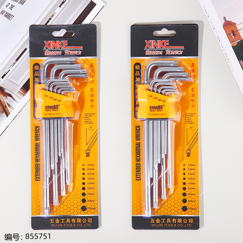 70218 Inner Hexagon Flower Wrench Extended