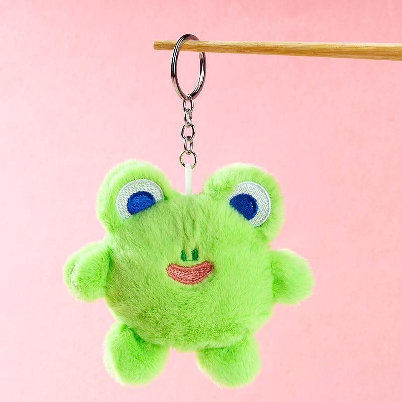 Large Plush Frog Pendant