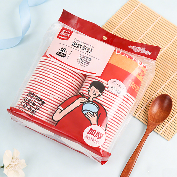 010 Disposable Paper Bowl 600ml(48) - Image 2