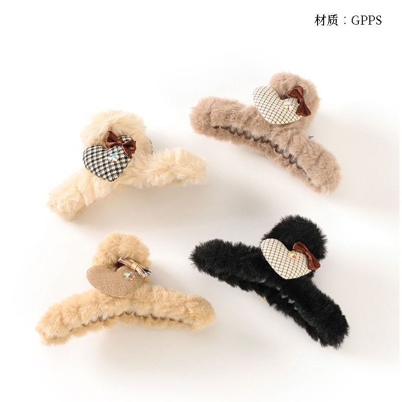 11 厘米双面卡通领结毛毛爪