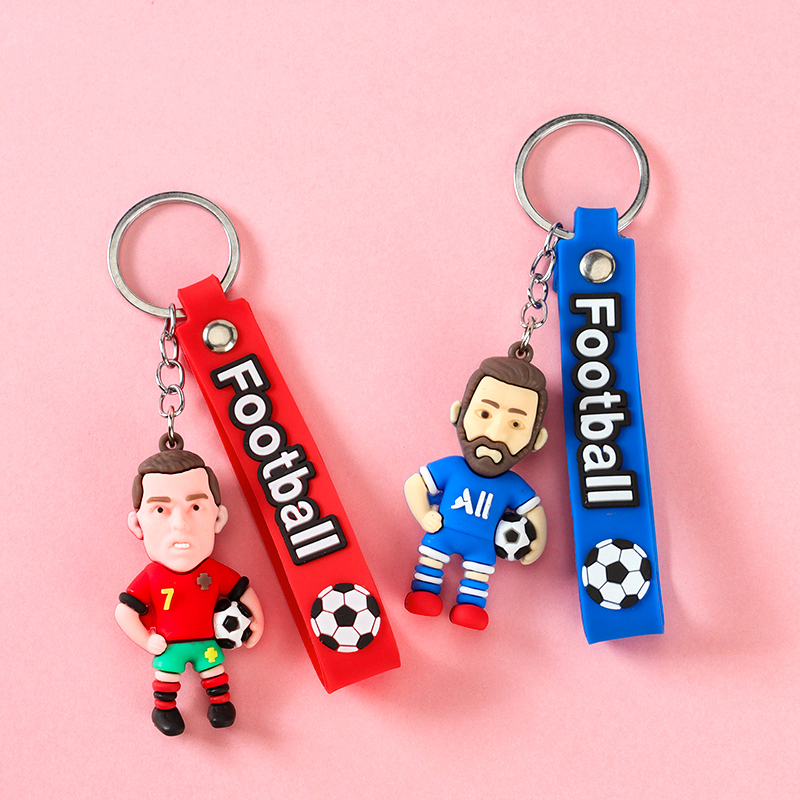 Strap football star pendant