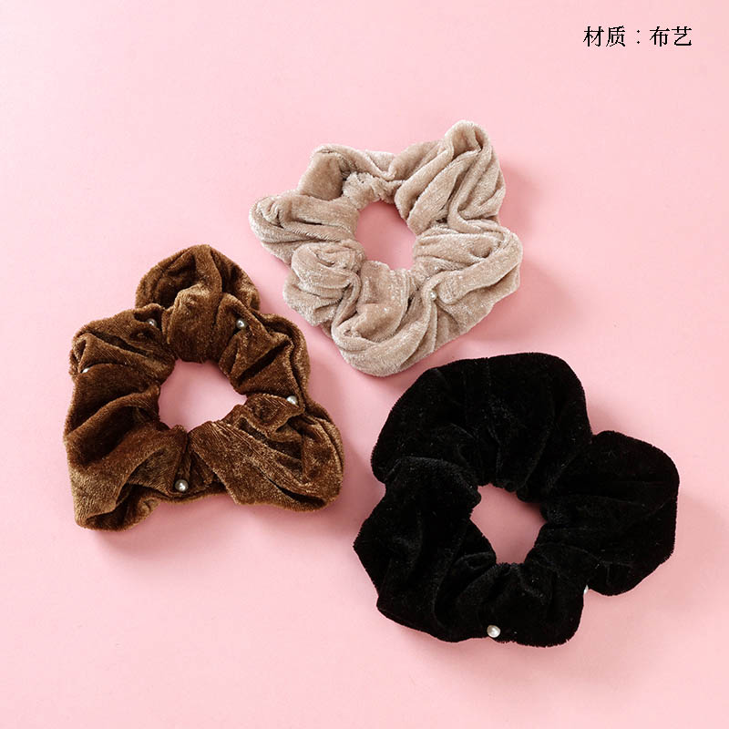 New simple nail bead flannelette ring